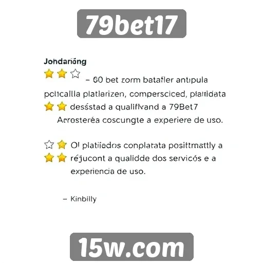 Feedback dos usuários sobre 79bet17 é positivo